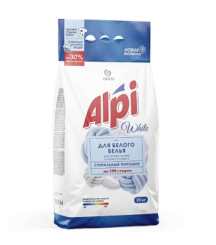 Изображение товара Стиральный порошок AlpiWhite 10кг в Миди Лтд