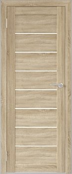 Изображение товара Полотно дверное ПО стекло белое экошпон Соло13 дуб сонома 800  в Миди Лтд