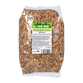 Изображение товара Щепа для копчения Hot Pot Мелодия леса (Дуб и Ольха) 1л (25шт/кор) в Миди Лтд