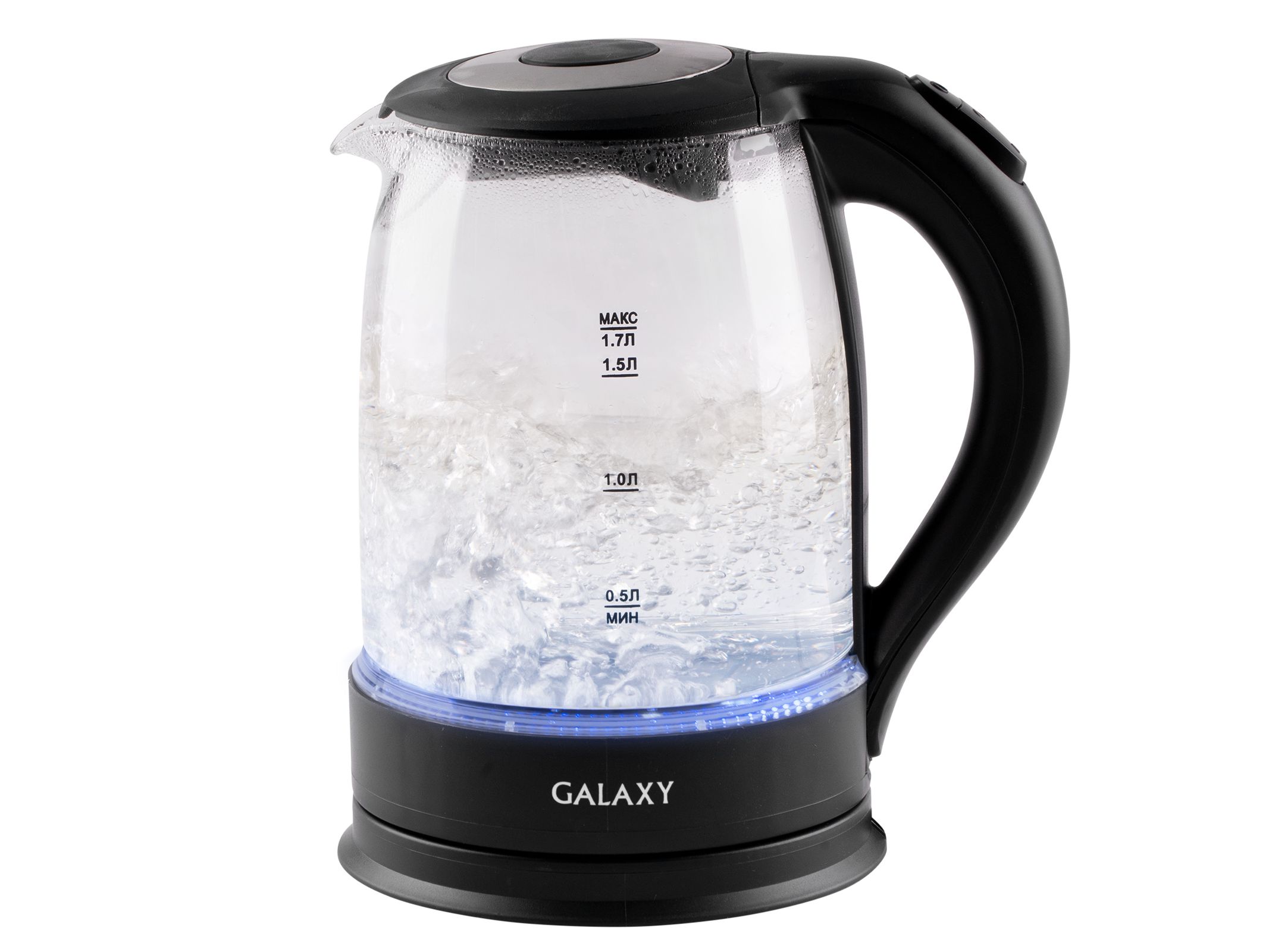 Изображение товара Чайник электрический GALAXY GL 0553 2200Вт 1.7л Черный в Миди Лтд