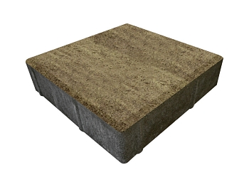 Изображение товара Плитка тротуарная «Квадрат» кофейная 200*200 60мм (1 ряд- 1,2м2, пал- 12 рядов/14,4м2) в Миди Лтд