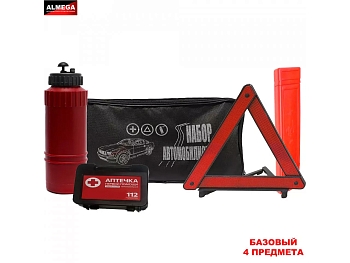Изображение товара Набор автомобилиста 4 предметов "Базовый" (4шт/кор) в Миди Лтд