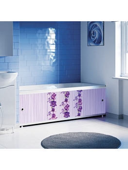 Изображение товара Экран под ванну 1,5 "Оптима DECOR" пластик (032Н Ирис) Alavann D(1шт/уп) в Миди Лтд