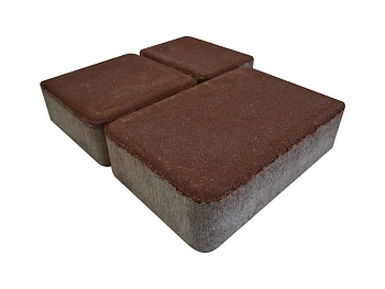 Изображение товара Плитка тротуарная «Старый город» бордо 40мм (1 ряд- 1,09м2, пал- 15 рядов/16,3м2) в Миди Лтд