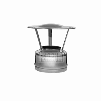 Изображение товара Оголовок (430/0,5+оцинковка) d200*280 FERRUM в Миди Лтд
