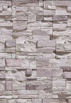 Изображение товара Панель ПВХ термопечать 0,25х2,7м (уп=6,75м2/10шт) камень серый в Миди Лтд