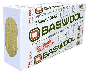 Изображение товара Минплита BASWOOL П-100 ФАСАД (НГ) 1200*600*150мм (уп-2шт/1,44кв.м/0,216куб.м) (32уп/пал) Х в Миди Лтд