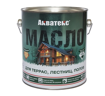 Изображение товара Масло для террас, лестниц, полов Акватекс палисандр 2,5л (4шт/уп, 144шт/пал) в Миди Лтд
