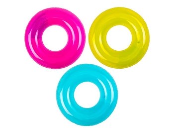 Изображение товара Круг для плавания Прозрачный INTEX 76см, желтый 59260 (24шт/кор) в Миди Лтд