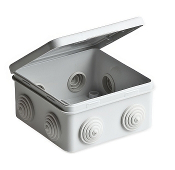 Изображение товара Коробка распаячная ОП 65х65х50мм 4вх IP54 инд. штрихкод TDM в Миди Лтд