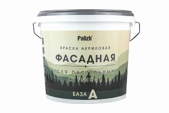 Изображение товара Краска фасадная акриловая №701 матовая 1,16кг "Палитра" (12шт/уп) в Миди Лтд